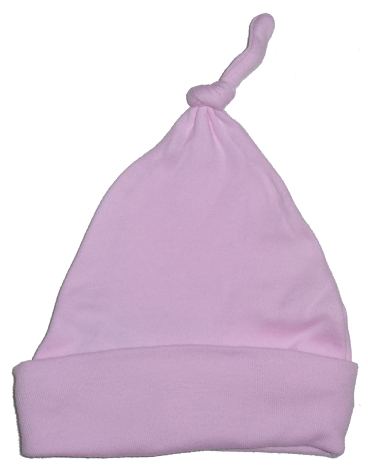 Pink Knotted Baby Cap 1100pink - GreatEagleInc