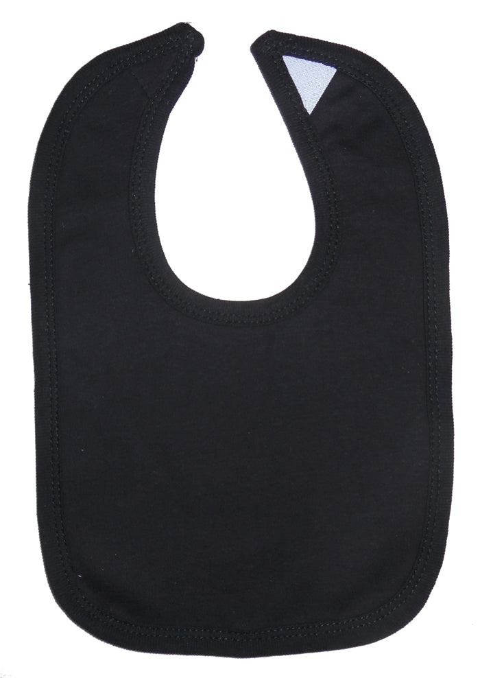 Black Interlock Bib 1023.blk - GreatEagleInc
