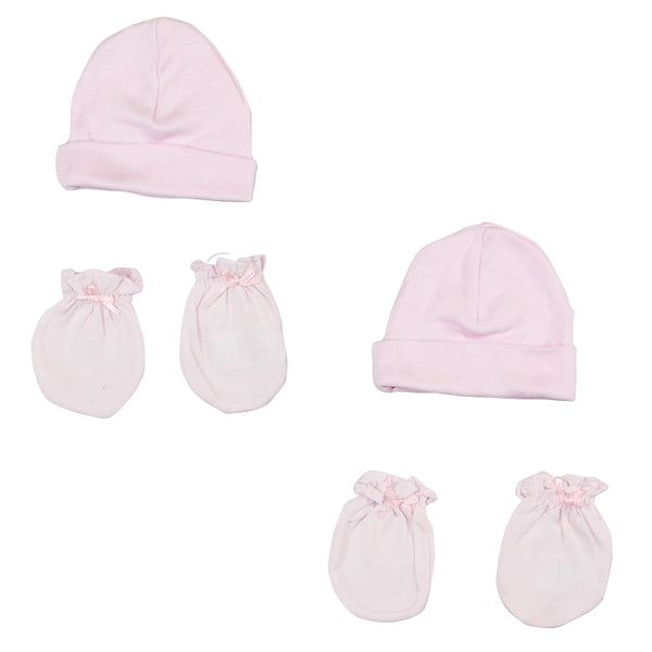 Girls Cap And Mittens 4 Piece  Set Ls_0051 - GreatEagleInc