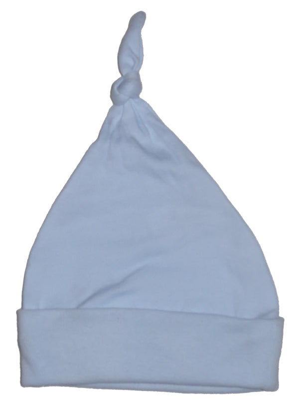 Blue Knotted Baby Cap 1100blue - GreatEagleInc
