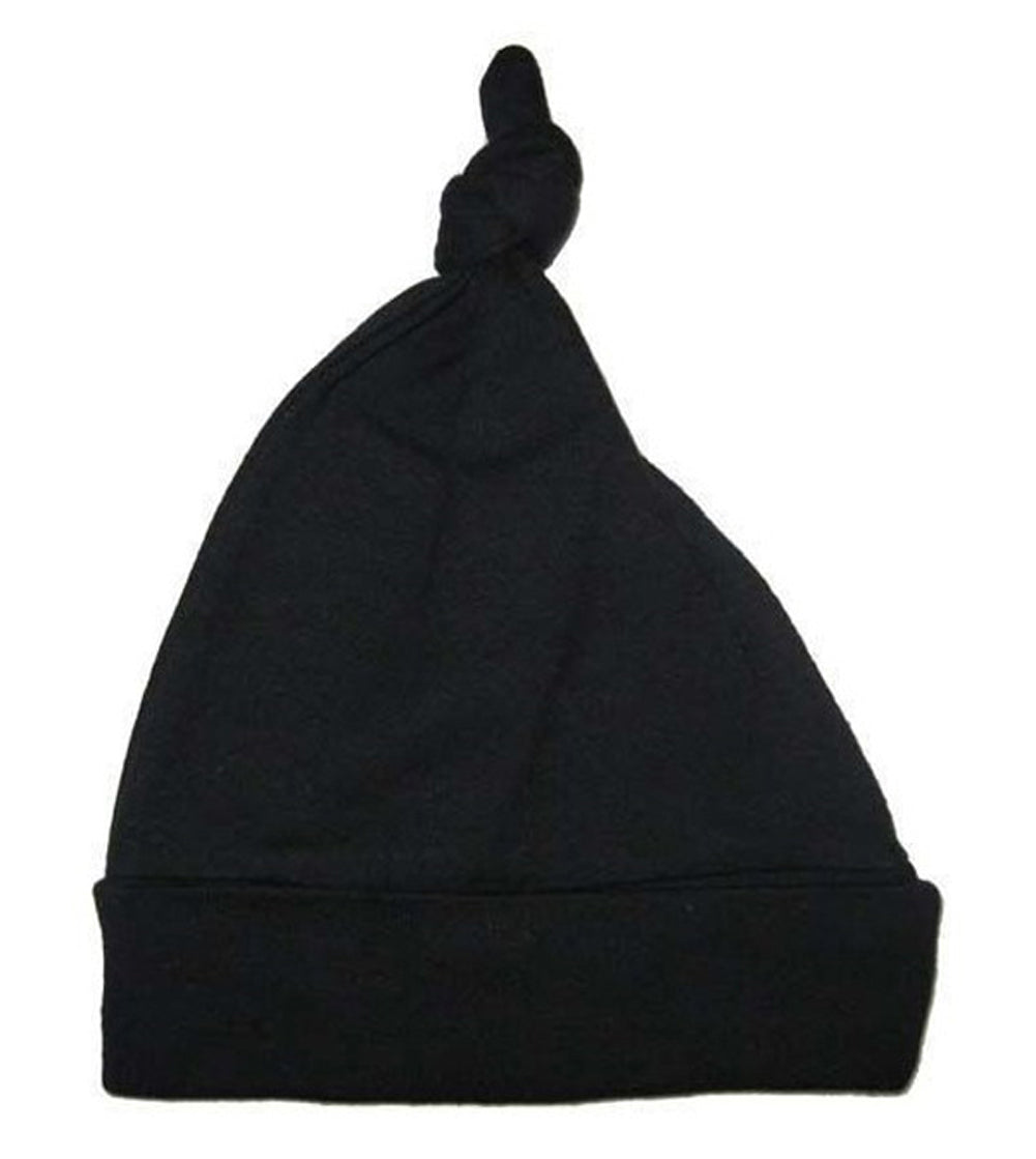 Black Knotted Baby Cap 1100black - GreatEagleInc