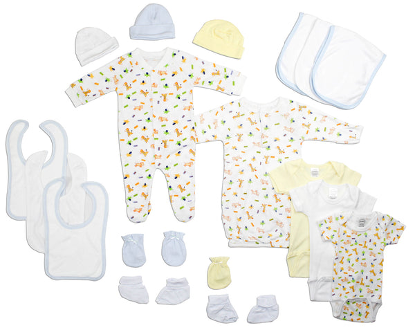 Newborn Baby Boys 18 Pc  Baby Shower Gift Set Ls_0111 - GreatEagleInc