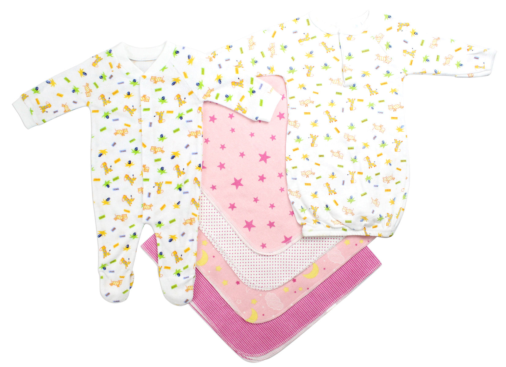 Newborn Girls 6 Piece  Set Ls_0123 - GreatEagleInc
