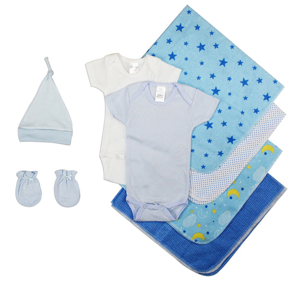 Essential Newborn Baby Boy 8 Piece  Set Ls_0006 - GreatEagleInc
