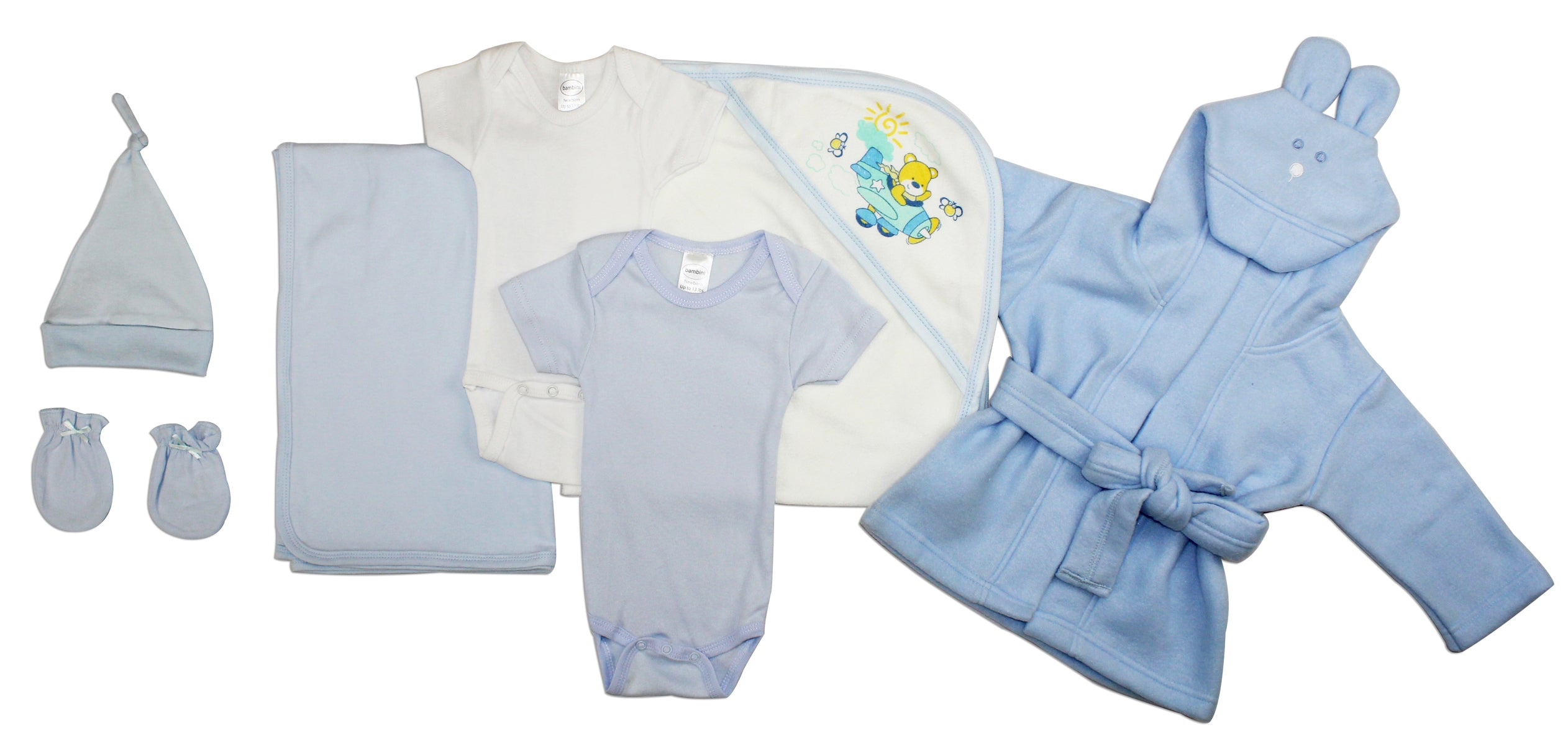 Essential Newborn Baby Boy 7 Piece  Set Ls_0005 - GreatEagleInc