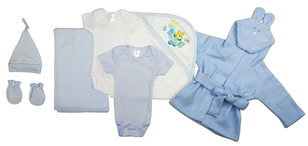 Essential Newborn Baby Boy 7 Piece  Set Ls_0005 - GreatEagleInc