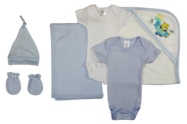 Newborn Baby Boy 6 Pc  Baby Shower Gift Set Ls_0004 - GreatEagleInc