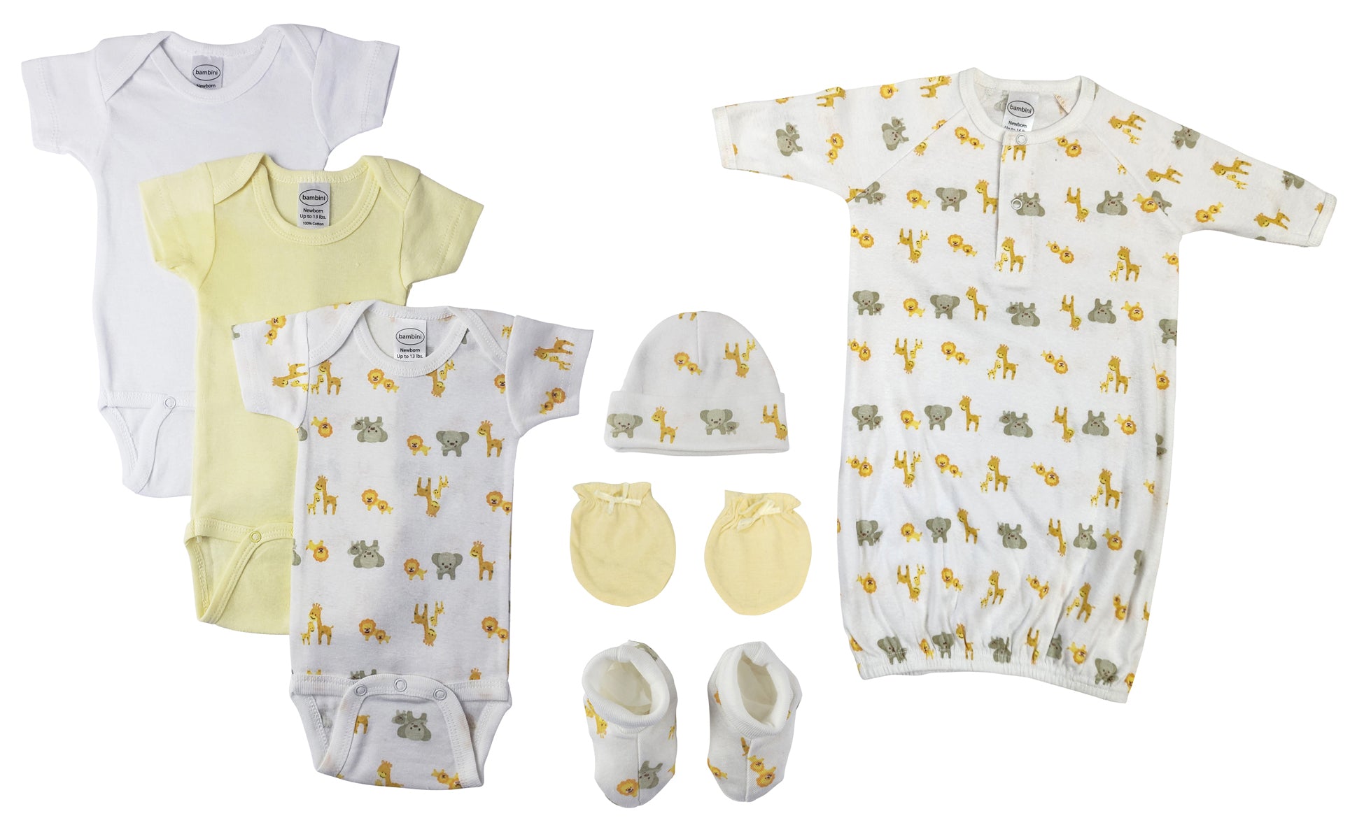 Unisex Newborn Baby 7 Pc  Sets Nc_0682 - GreatEagleInc