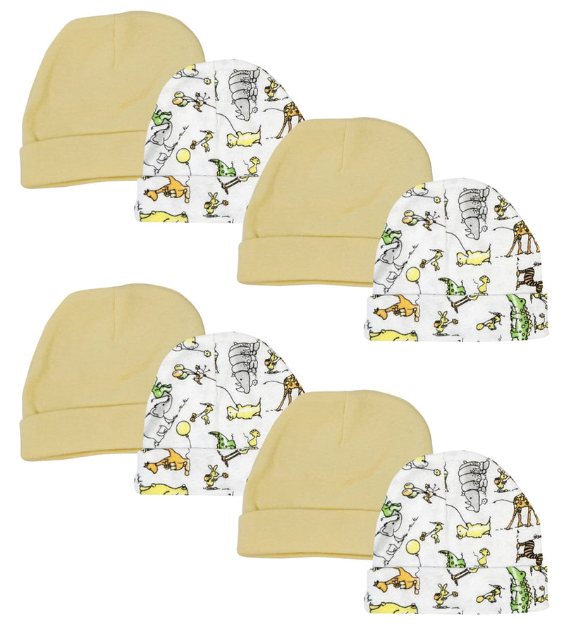 Baby Boy, Baby Girl, Unisex Infant Caps (pack Of 8) Nc_0306 - GreatEagleInc