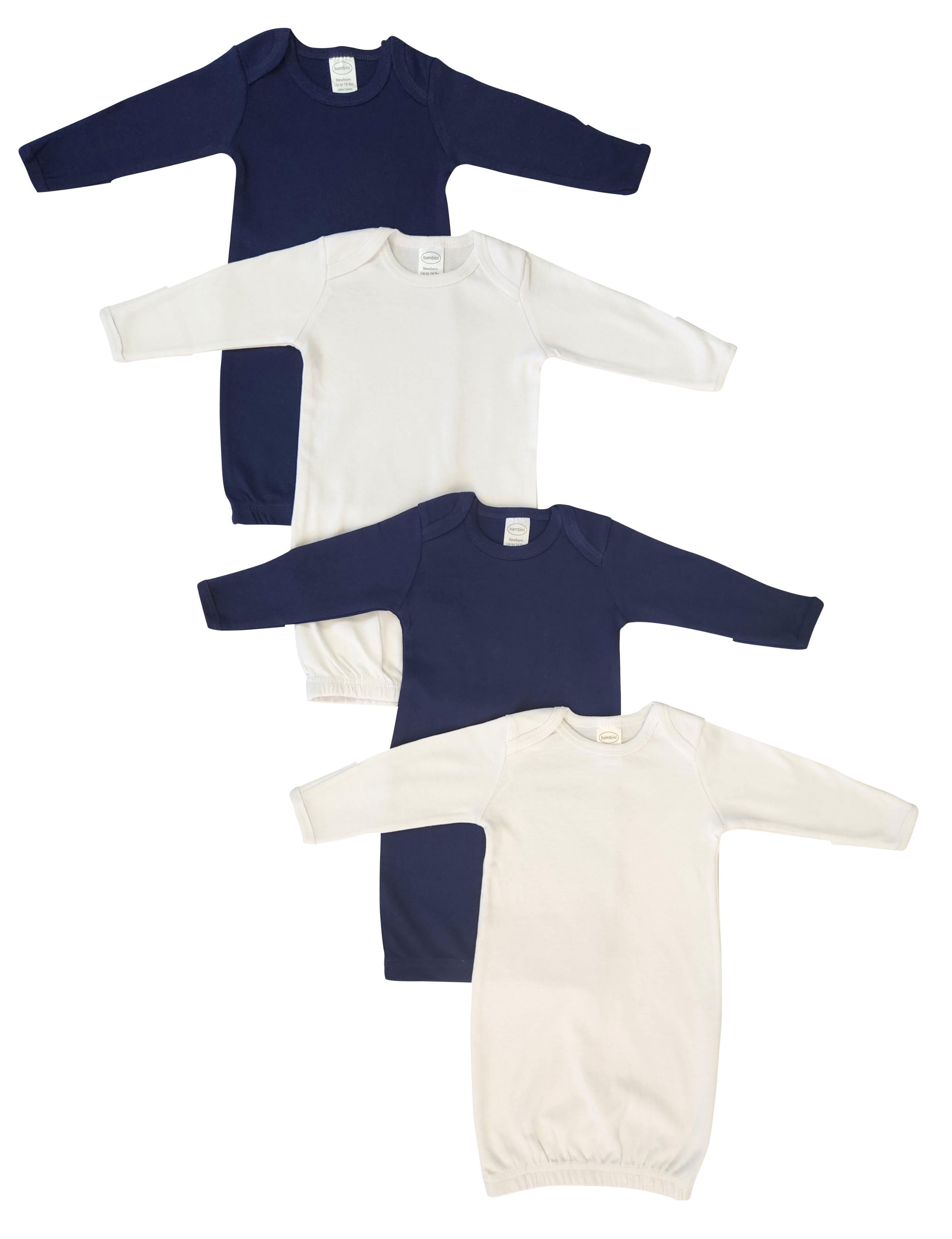 Unisex Newborn Baby 4 Piece Gown Set Nc_0898 - GreatEagleInc