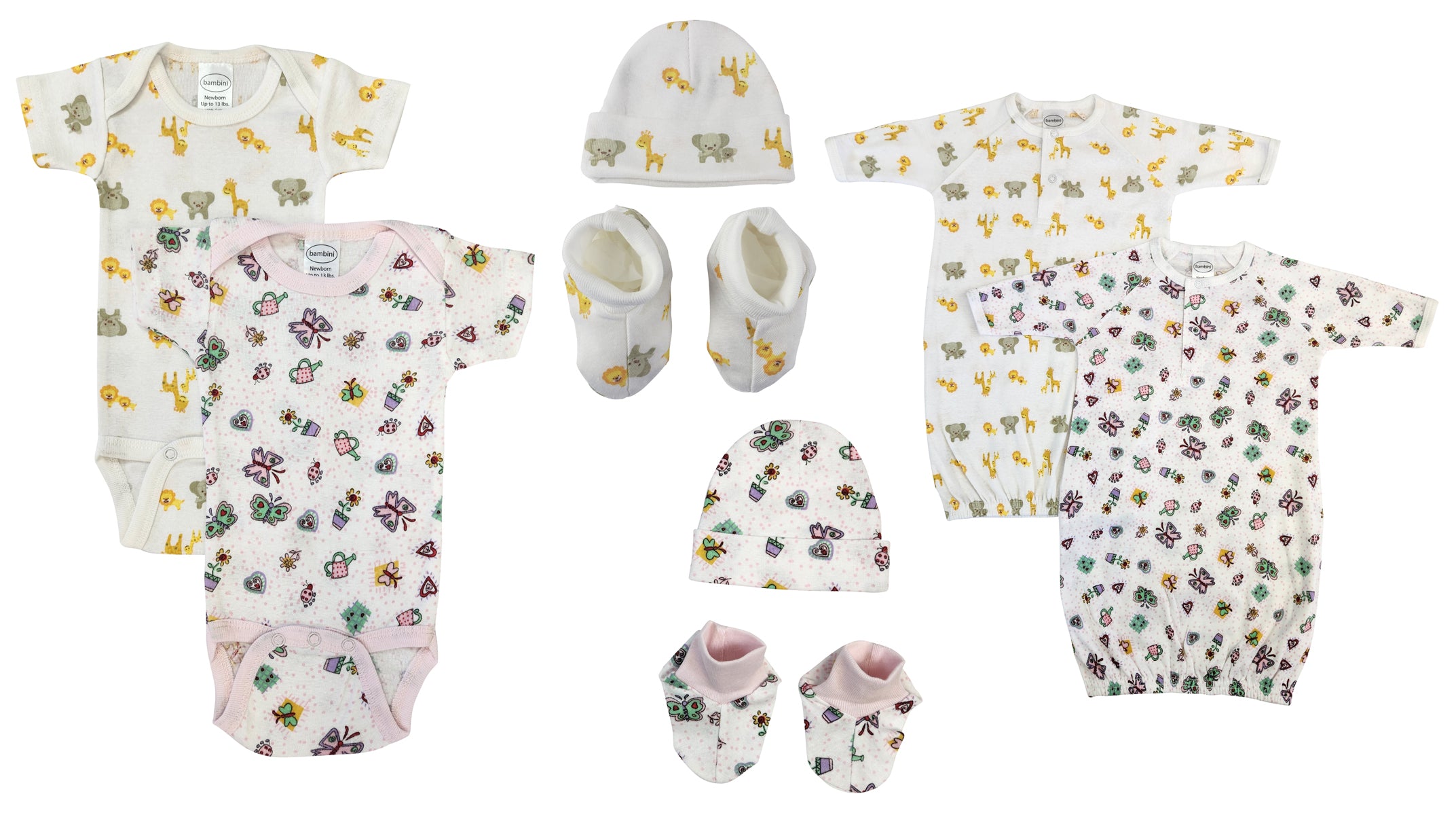 Newborn Baby Girl 8 Pc  Sets Nc_0632 - GreatEagleInc