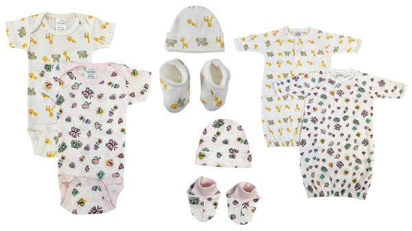 Newborn Baby Girl 8 Pc  Sets Nc_0632 - GreatEagleInc