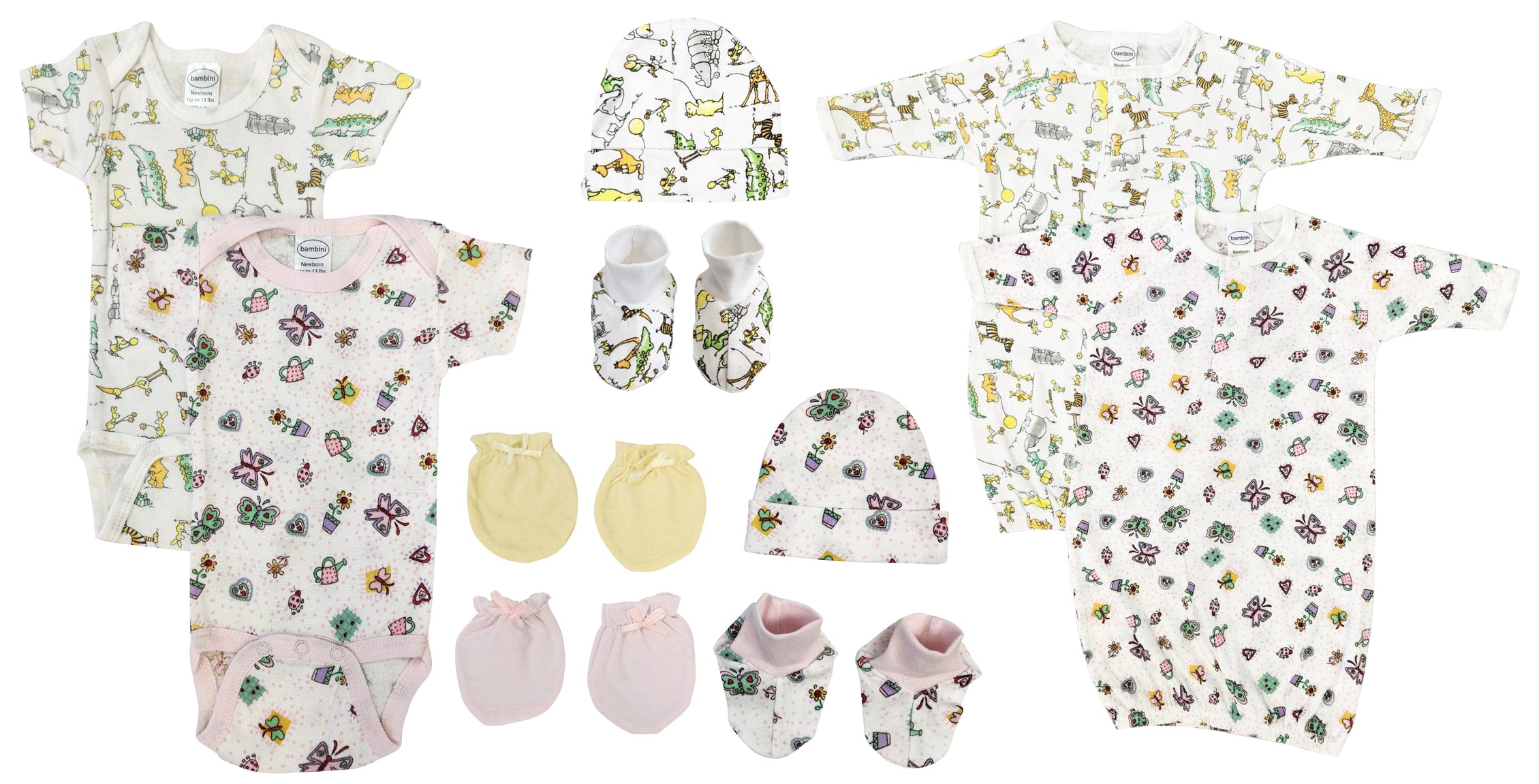 Newborn Baby Girl 10 Pc  Sets Nc_0614 - GreatEagleInc