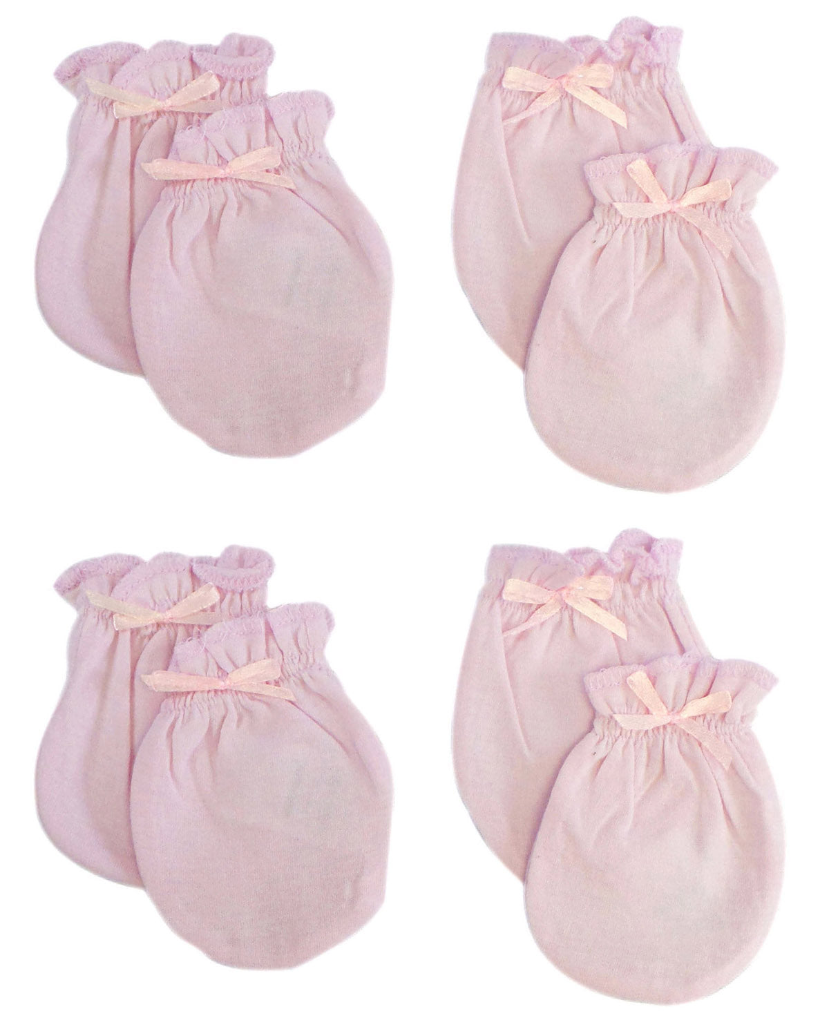 Infant Mittens (pack Of 4) 116-pink-4-pack - Infant Wear