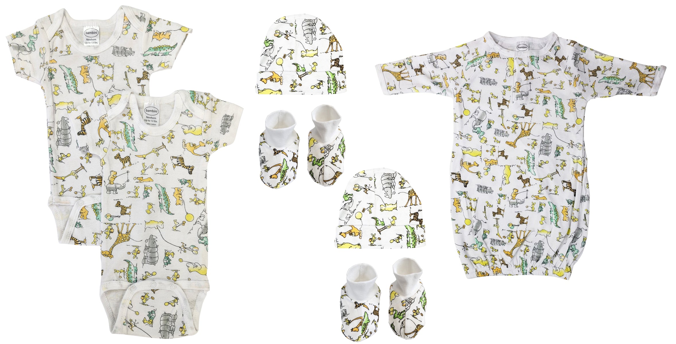 Unisex Newborn Baby 7 Pc  Sets Nc_0569 - GreatEagleInc