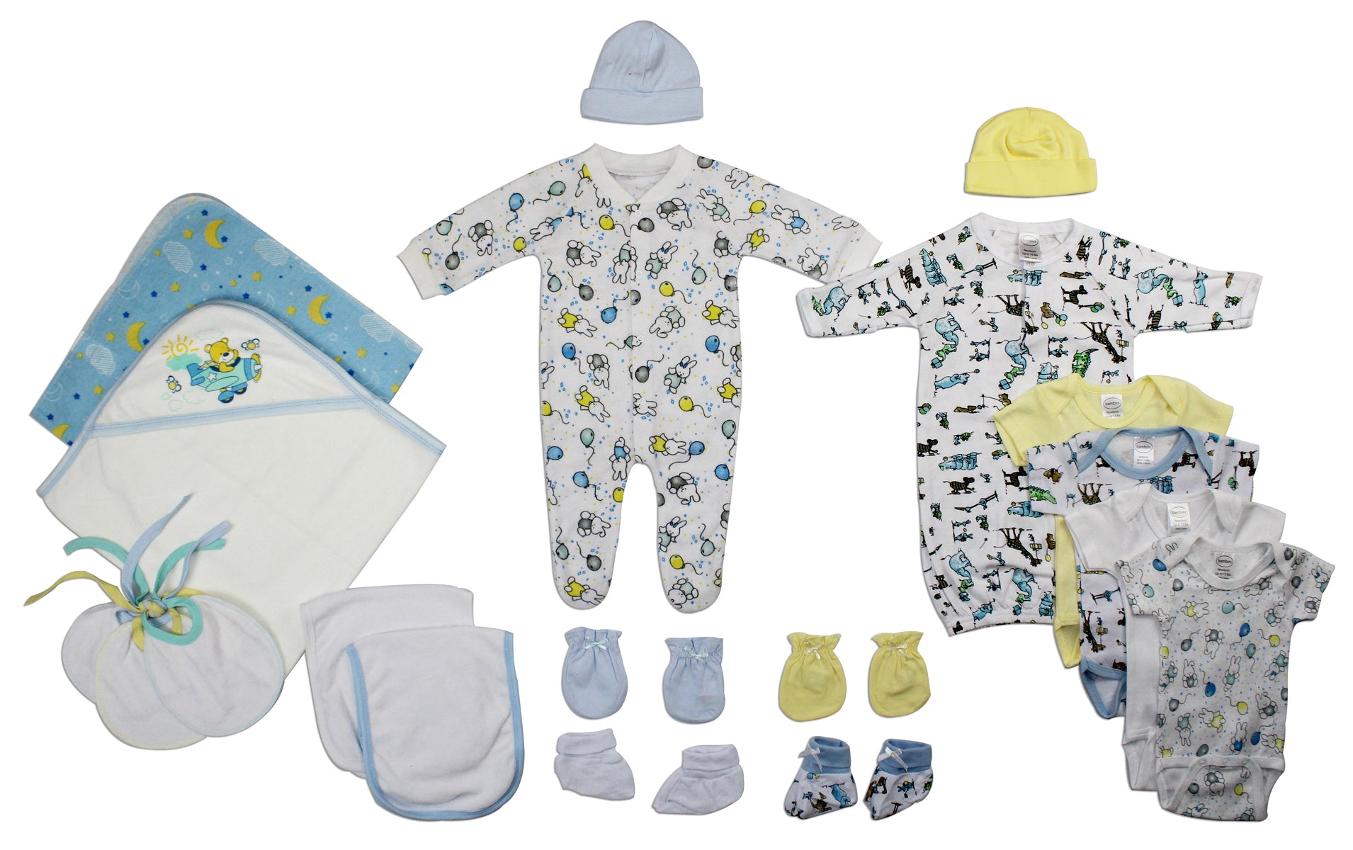 Newborn Baby Boy 19 Pc  Baby Shower Gift Set Ls_0020 - GreatEagleInc