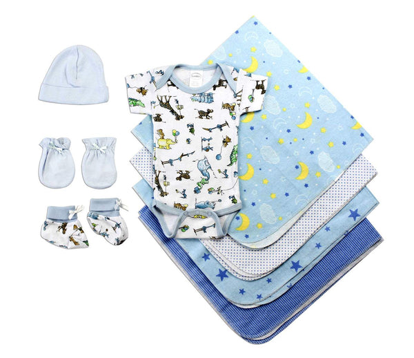 Newborn Baby Boys 8 Pc  Baby Shower Gift Set Ls_0076 - Infant Wear