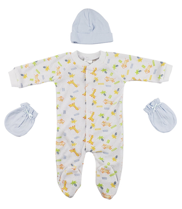 Sleep-n-play, Cap And Mittens - 3 Pc Set Cs_0033 - GreatEagleInc