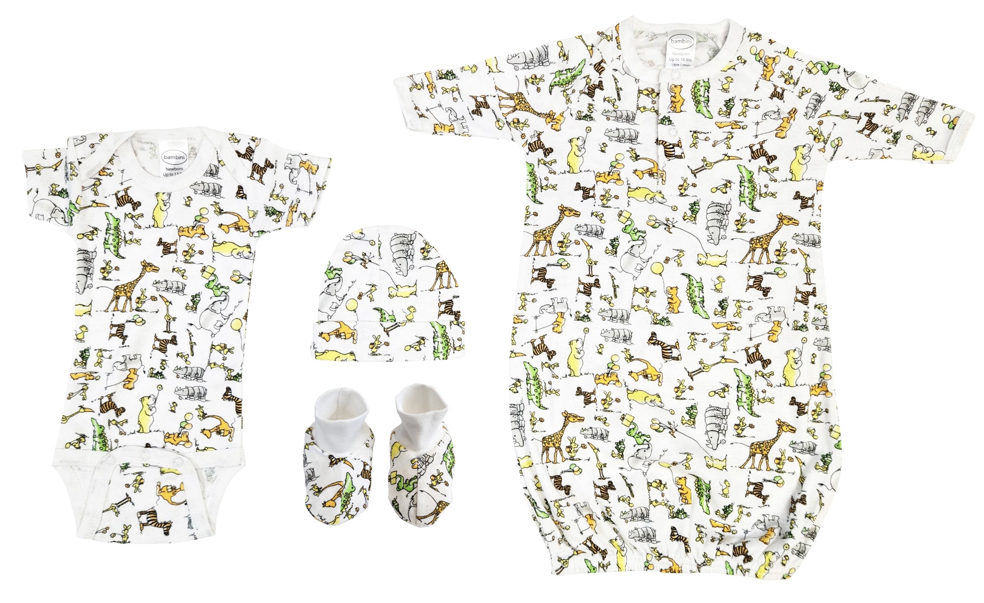 Unisex Newborn Baby 4 Pc  Sets Nc_0581 - GreatEagleInc
