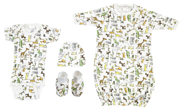 Unisex Newborn Baby 4 Pc  Sets Nc_0581 - GreatEagleInc