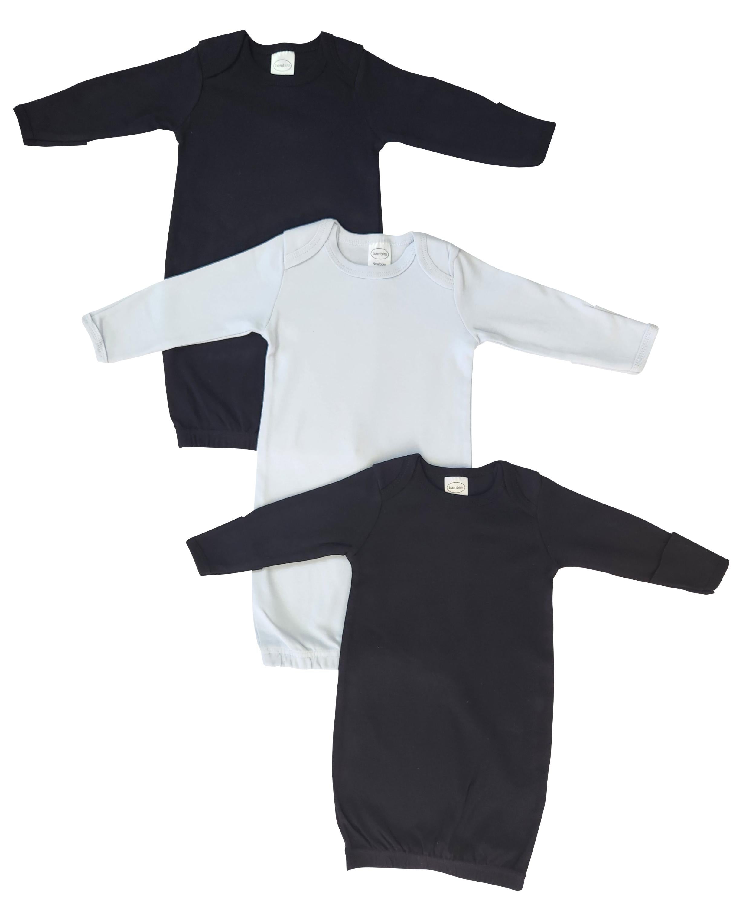 Newborn Baby Boy 3 Piece Gown Set Nc_0851 - GreatEagleInc