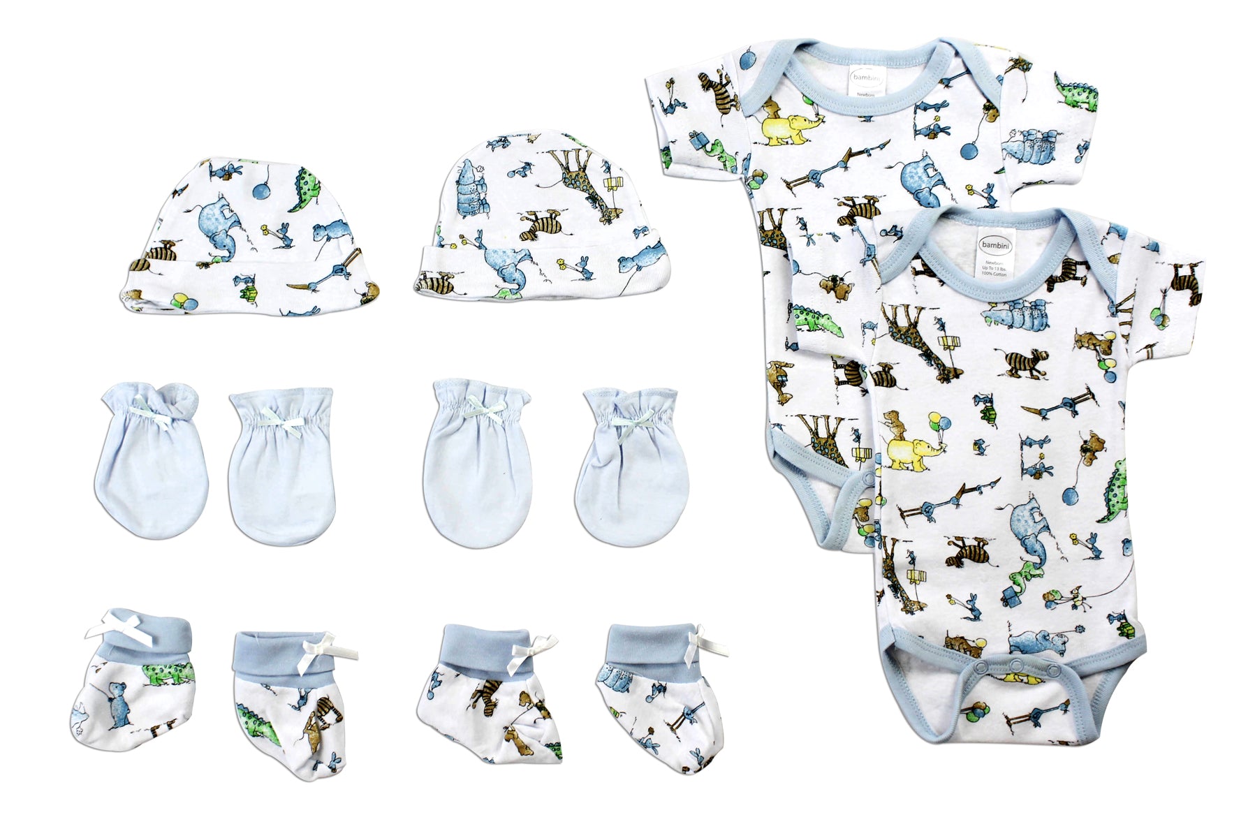 Newborn Baby Boys 8 Pc  Baby Shower Gift Set Ls_0077 - GreatEagleInc