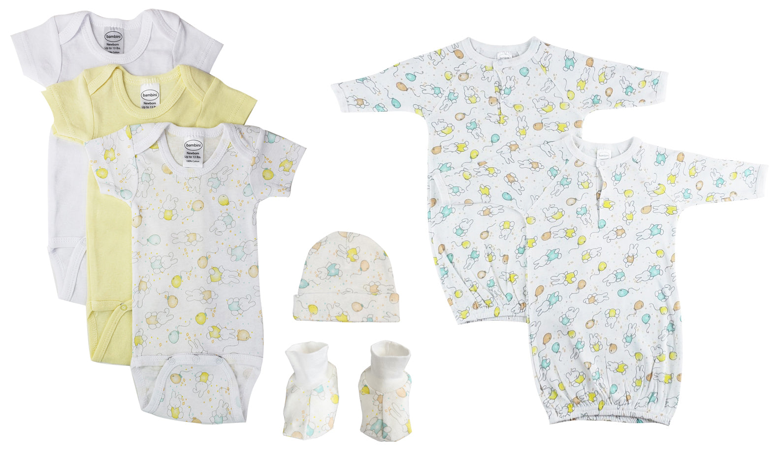 Unisex Newborn Baby 7 Pc  Sets Nc_0642 - GreatEagleInc