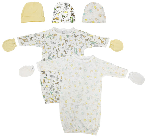 Unisex Newborn Baby 7 Piece Gown Set Nc_0737 - GreatEagleInc