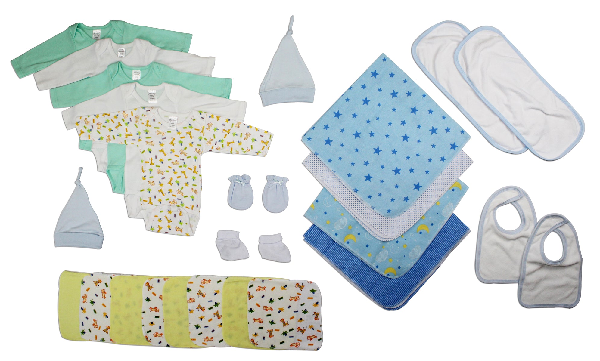 Newborn Baby Boys 25 Pc  Baby Shower Gift Set Ls_0072 - GreatEagleInc