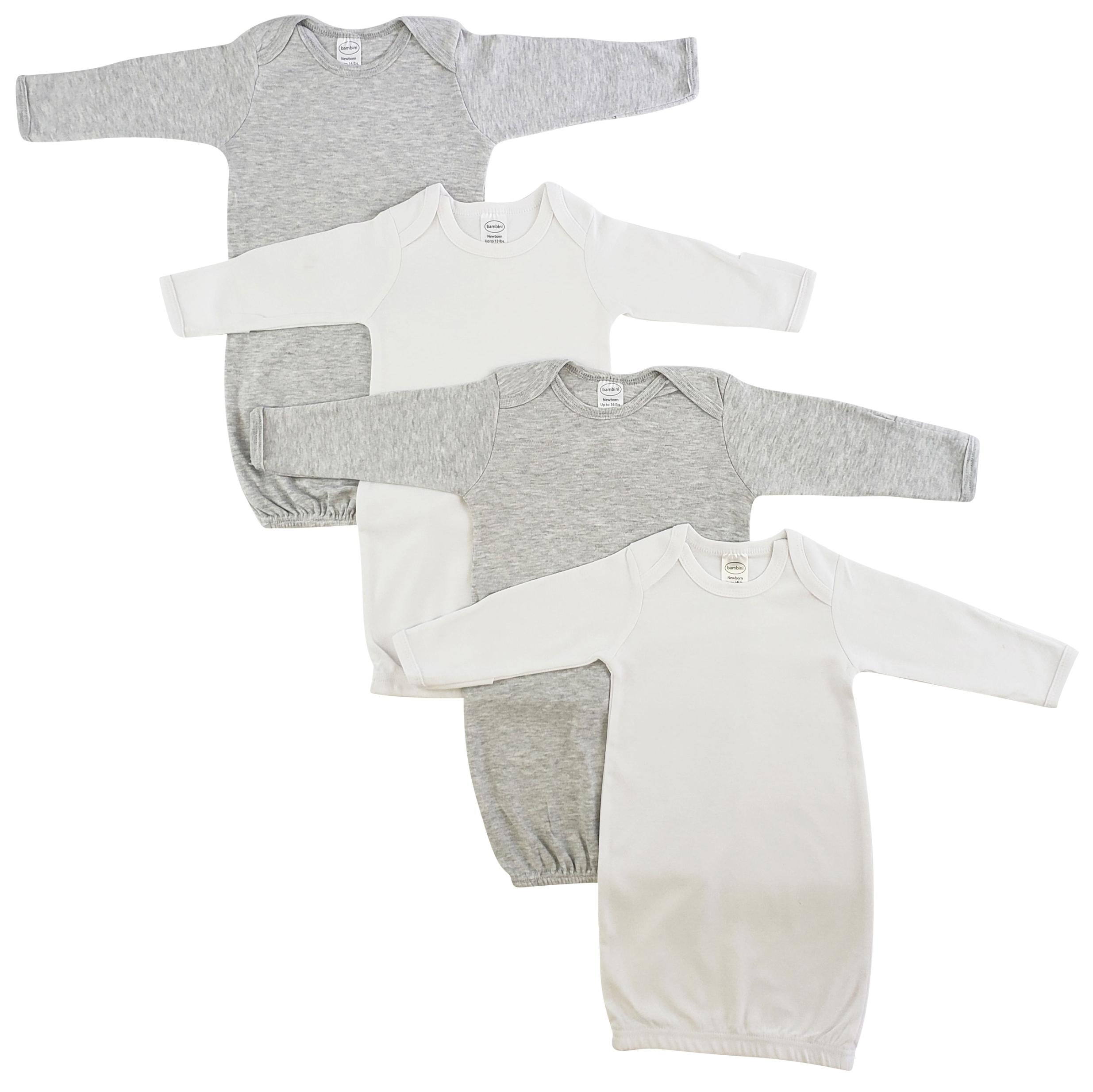 Newborn Baby 4 Pc Gown Set Ls_0685 - GreatEagleInc