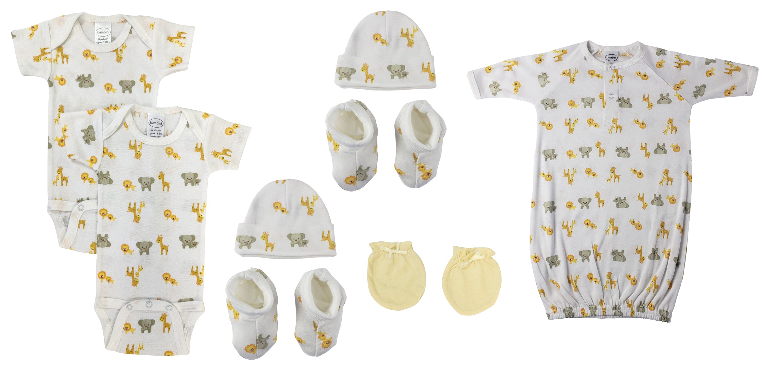 Unisex Newborn Baby 8 Pc  Sets Nc_0694 - GreatEagleInc