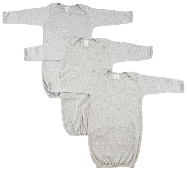 Newborn Baby 3 Piece Gown Set Ls_0677 - GreatEagleInc