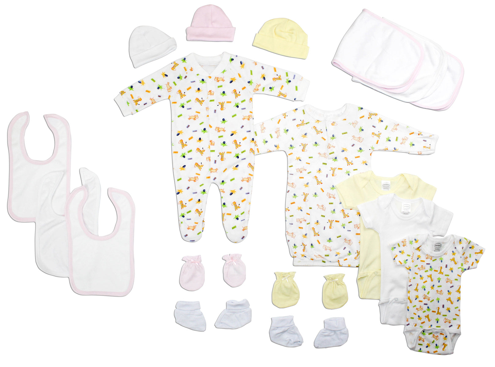 Newborn Baby Girls 18 Pc  Baby Shower Gift Set Ls_0118 - GreatEagleInc