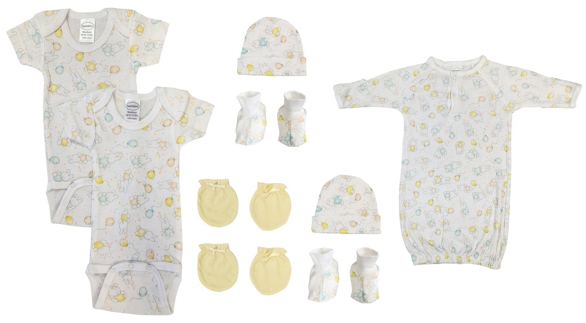 Unisex Newborn Baby 9 Pc  Sets Nc_0660 - GreatEagleInc