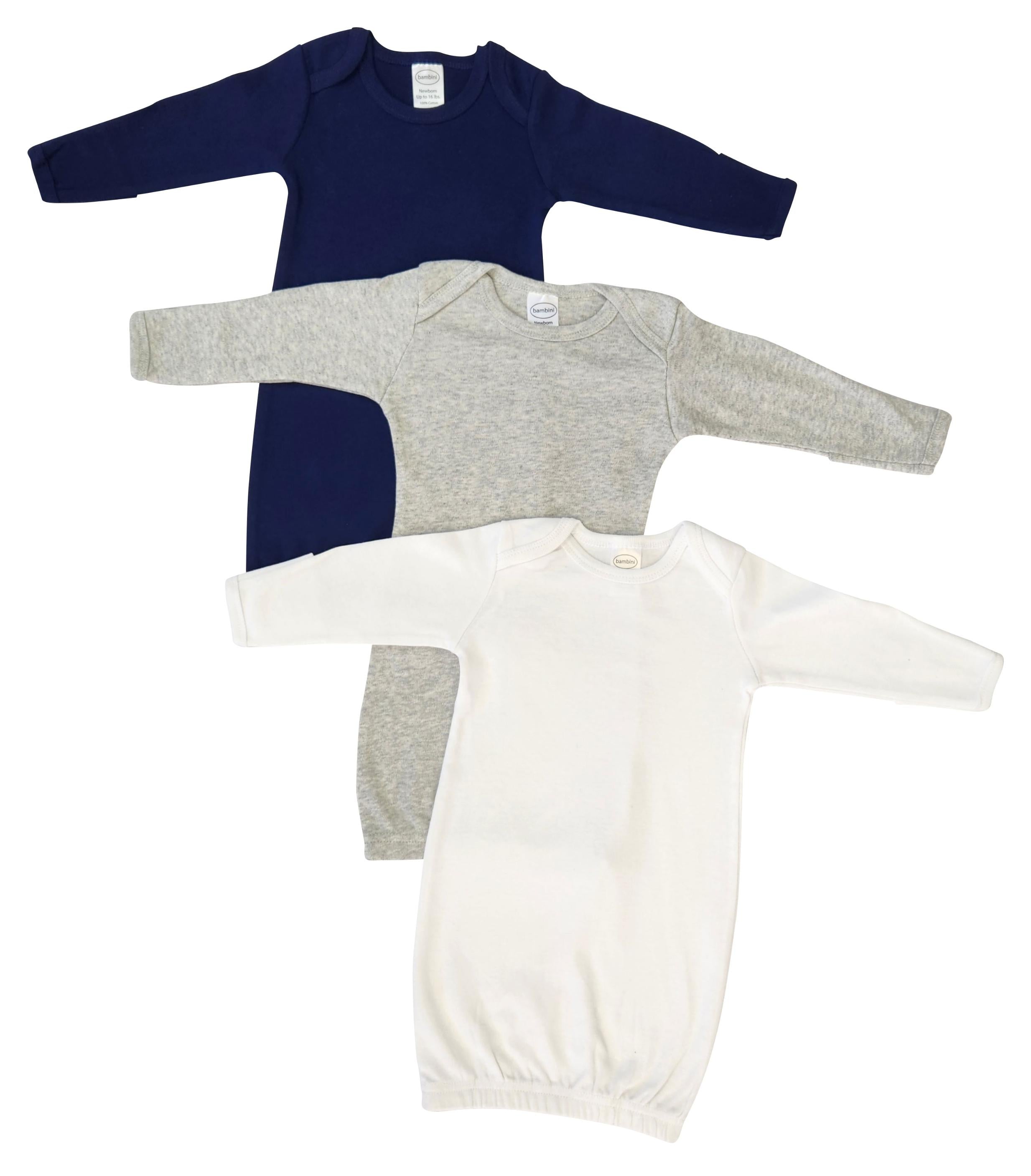 Unisex Newborn Baby 3 Piece Gown Set Nc_0880 - GreatEagleInc