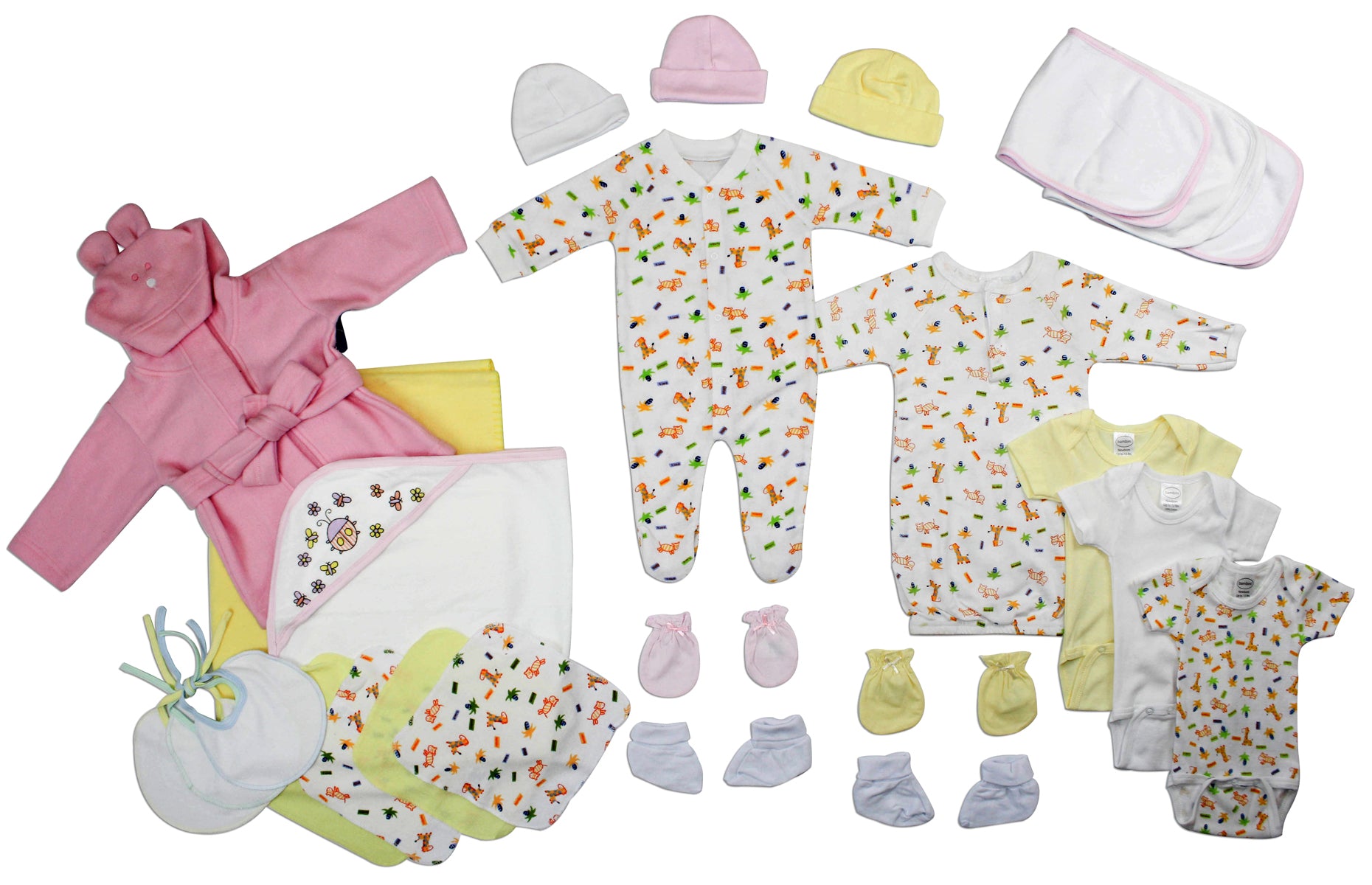 Newborn Baby Girls 25 Pc  Baby Shower Gift Set Ls_0119 - GreatEagleInc