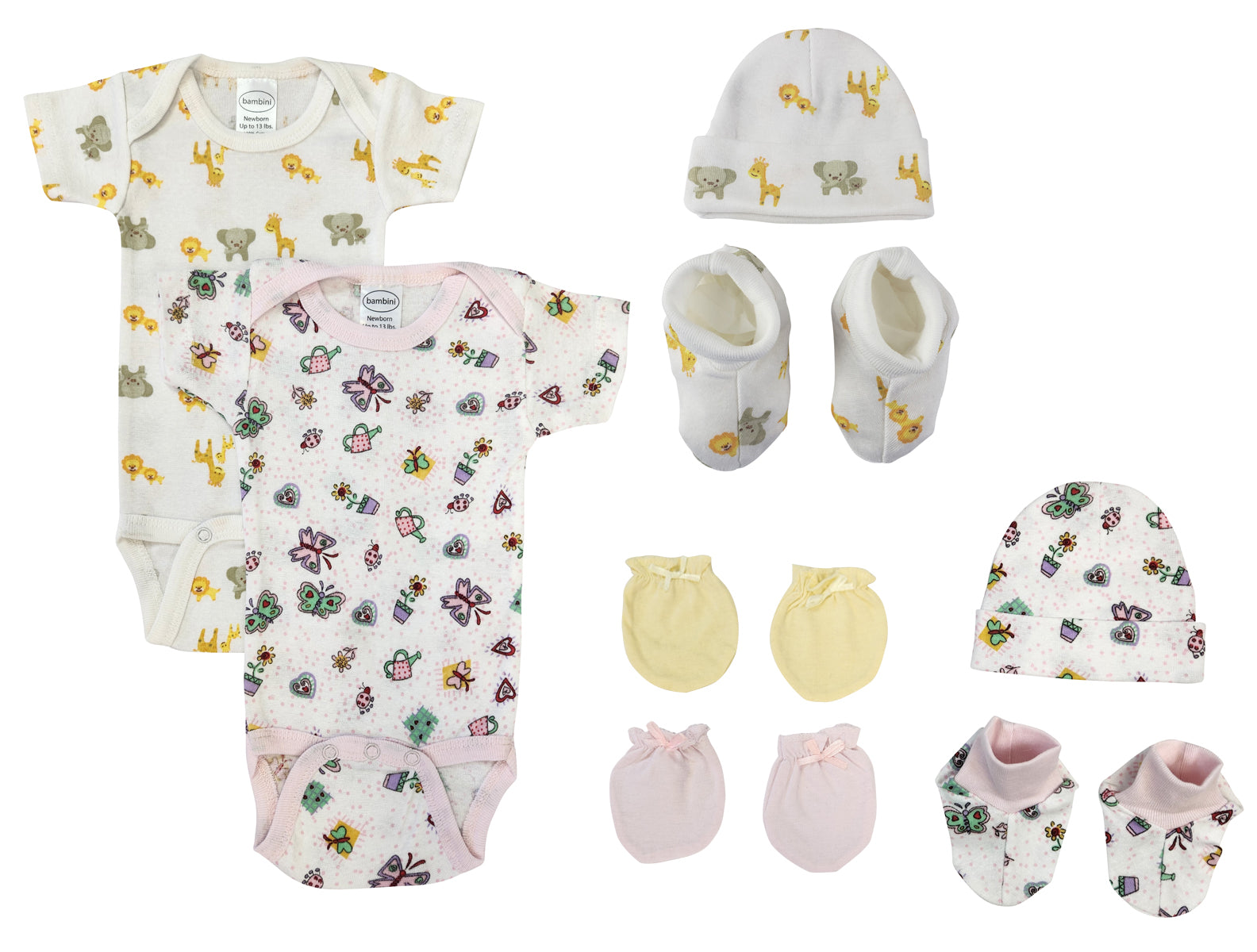 Newborn Baby Girl 8 Pc  Sets Nc_0629 - GreatEagleInc