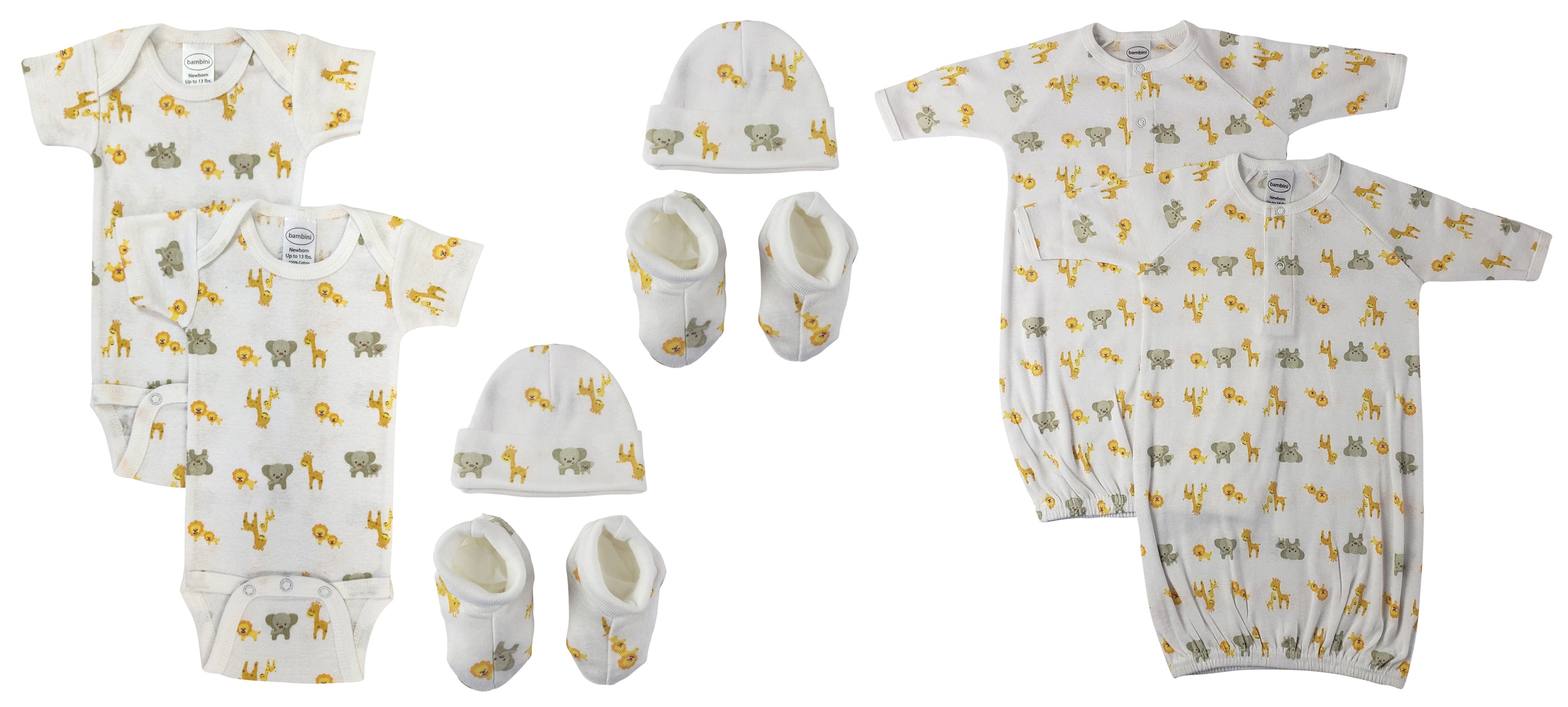 Unisex Newborn Baby 8 Pc  Sets Nc_0696 - GreatEagleInc