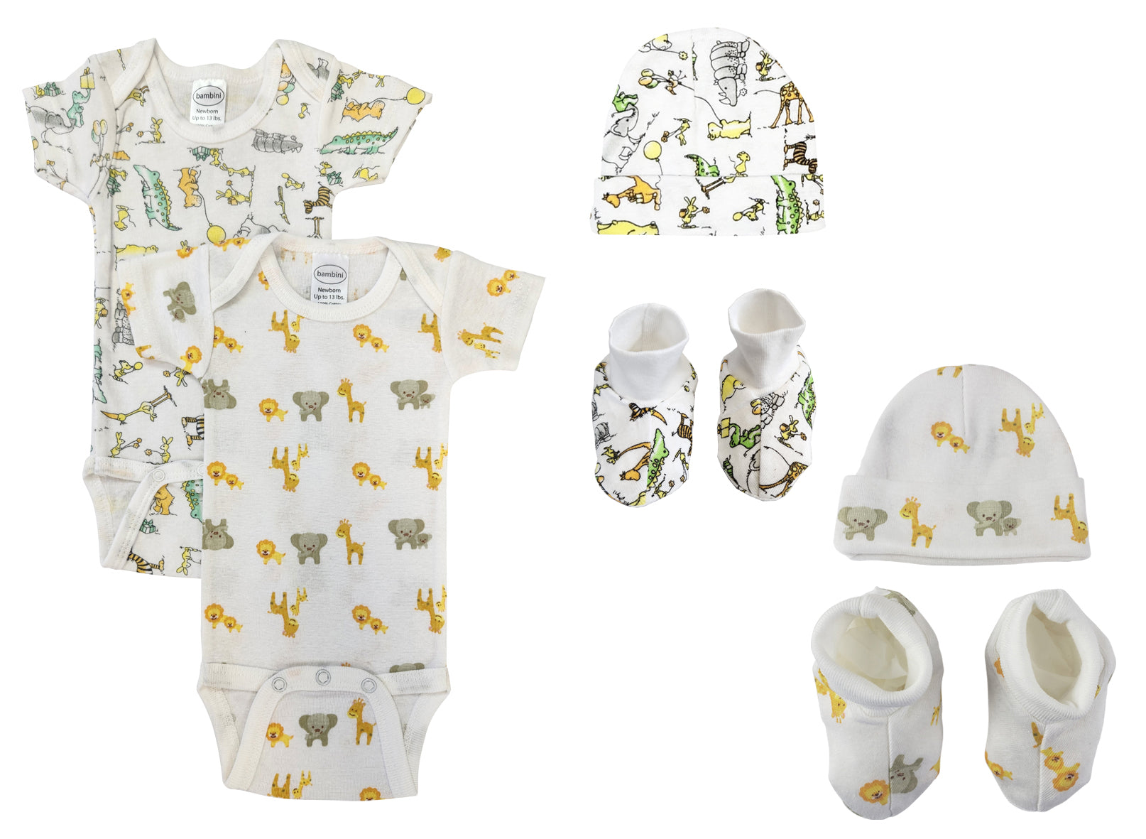 Unisex Newborn Baby 6 Pc  Sets Nc_0575 - GreatEagleInc