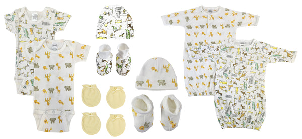 Unisex Newborn Baby 10 Pc  Sets Nc_0580 - GreatEagleInc