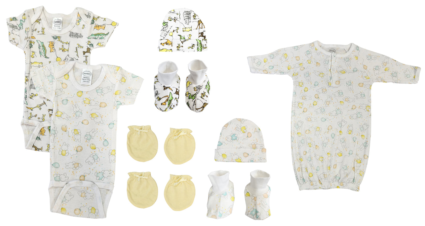 Unisex Newborn Baby 9 Pc  Sets Nc_0656 - GreatEagleInc