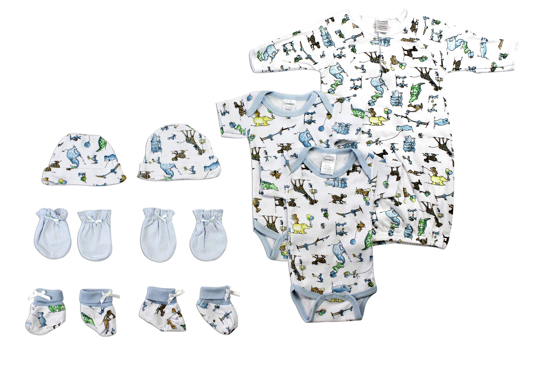 Newborn Baby Boys 9 Pc  Baby Shower Gift Set Ls_0078 - GreatEagleInc