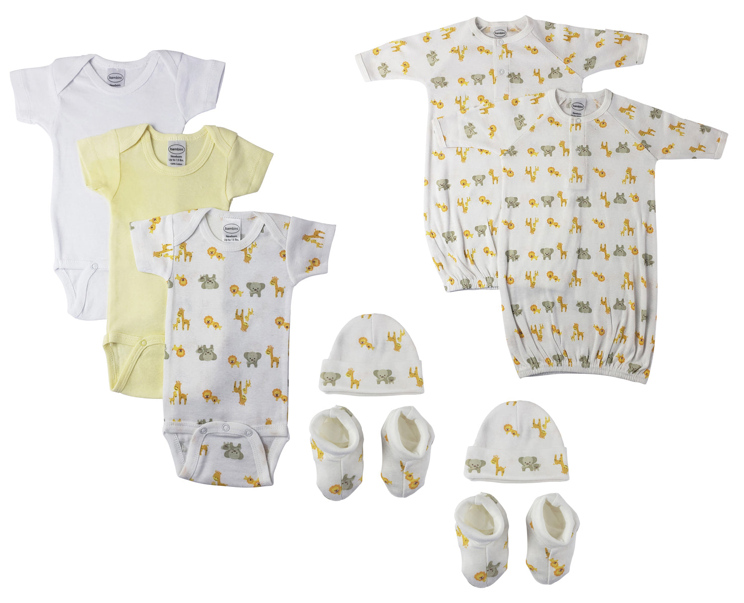 Unisex Newborn Baby 9 Pc  Sets Nc_0678 - GreatEagleInc
