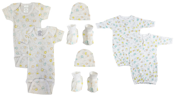 Unisex Newborn Baby 8 Pc  Sets Nc_0661 - GreatEagleInc