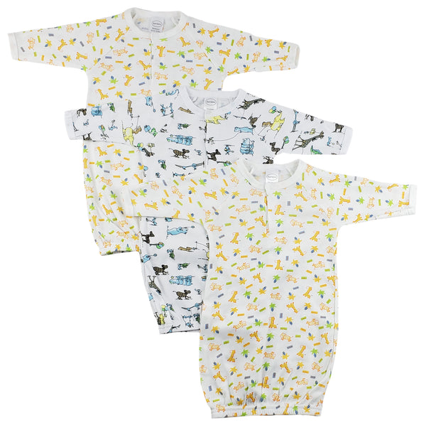 Infant Gowns - 3 Pack Cs_0047 - GreatEagleInc