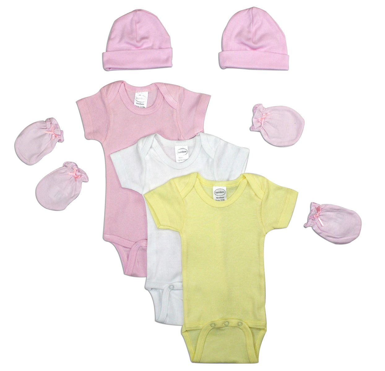 Newborn Baby Girls 7 Pc  Baby Shower Gift Set Ls_0048 - GreatEagleInc