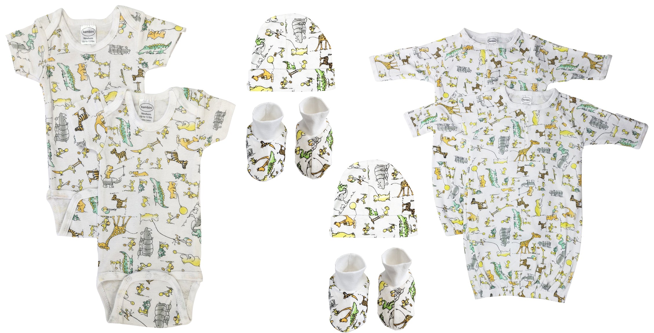 Unisex Newborn Baby 8 Pc  Sets Nc_0571 - GreatEagleInc