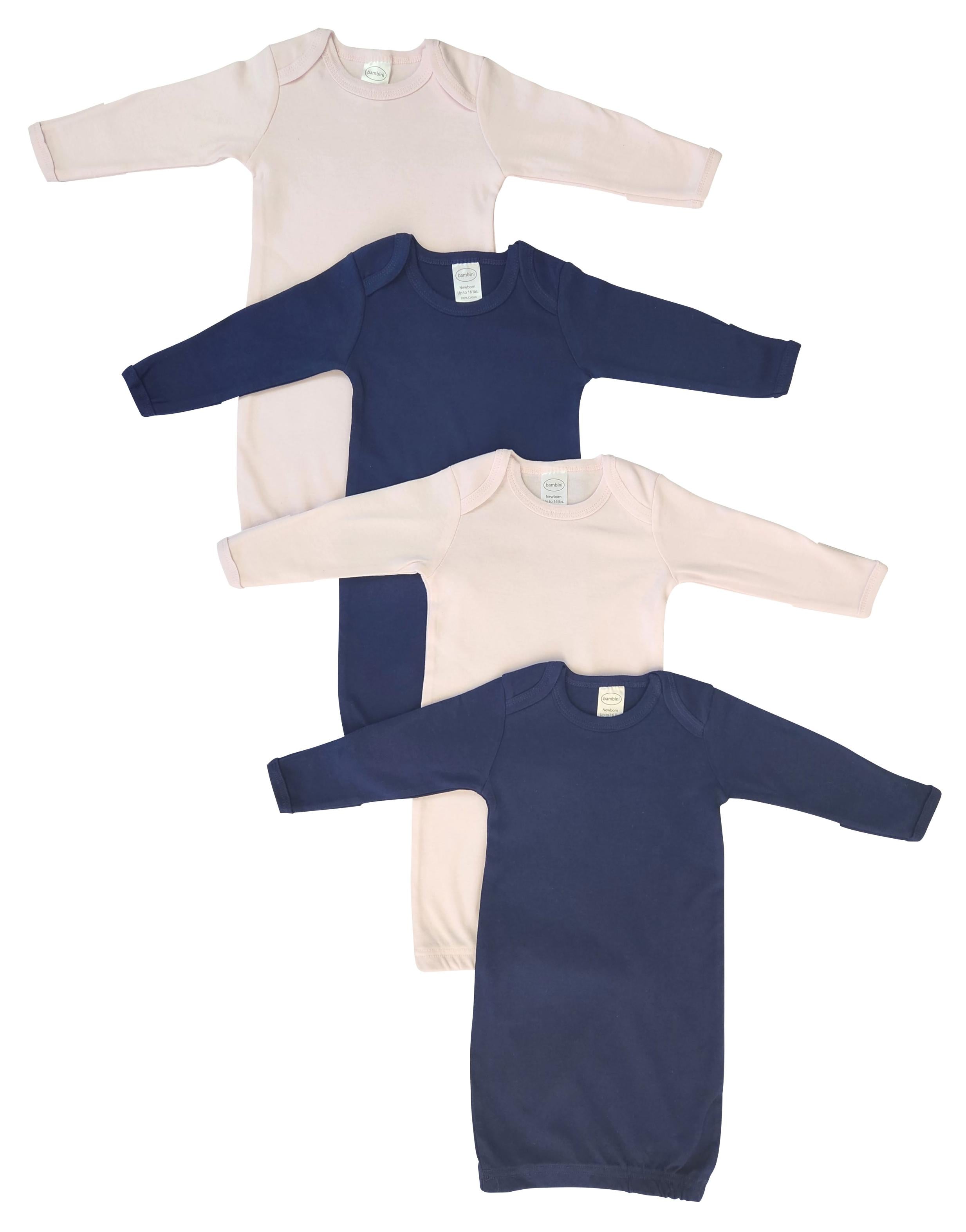 Newborn Baby Girl 4 Piece Gown Set Nc_0892 - GreatEagleInc