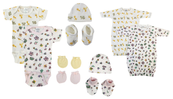 Newborn Baby Girl 10 Pc  Sets Nc_0633 - GreatEagleInc