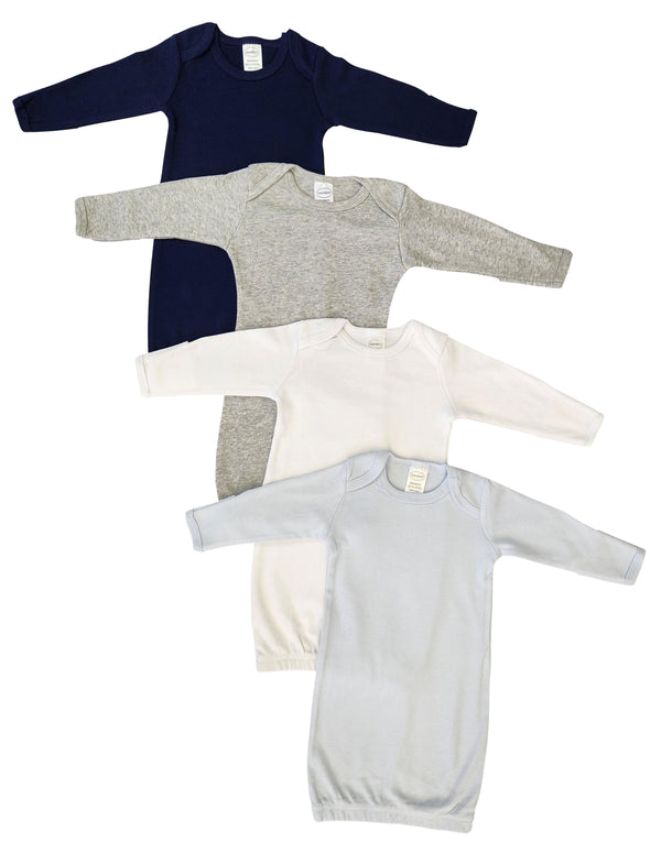 Unisex Newborn Baby 4 Piece Gown Set Nc_0881 - Infant Wear